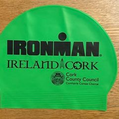 Ironman Cork Swim Cap (Green)