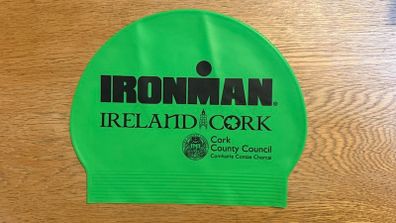 Ironman Cork Swim Cap (Green)
