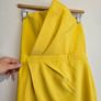 House of CB Yellow Uma Strapless Mini Dress Size S Image 3