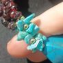 Garnet and Turquoise Silver Necklace Image 3