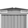 Metal Garden Shed, Grey 257 x 489 x 181 cm Image 5
