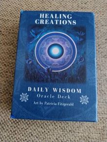 Healing Creations Daily Wisdom Oracle Cards Deck new and sealed in the original box Art by Patricia Fitzgerald with FREE STANDARD POSTAGE INCLUDED