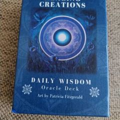 Healing Creations Daily Wisdom Oracle Cards Deck new and sealed in the original box Art by Patricia Fitzgerald with FREE STANDARD POSTAGE INCLUDED