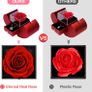 Firestyle Preserved Real Rose Gifts for Women,Mum,Wife,Eternal Flowers Rose with I Love You Necklace in 100 Languages,Gifts for her on Birthday, Anniversary, Valentine's Day, Mother's Day, Christmas Image 4