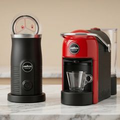 BARGAIN QUICK SALE: Lavazza Coffee Machine + Milk Frother Bundle (Like New) | Collection D13