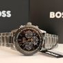 BOSS by Hugo Boss Grey Steel Olive Green Dial Solar-Chronograph Men's Watch - 1514034 Image 2