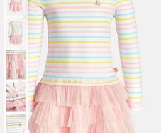 Billieblush multi stripe dress age 10 immaculate condition!!!