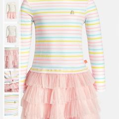Billieblush multi stripe dress age 10 immaculate condition!!!
