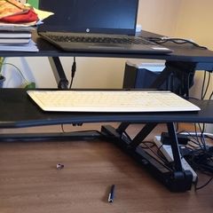 sit stand desk stand