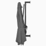 Wall-Mounted Parasol with Metal Pole 300 cm Anthracite Image 3