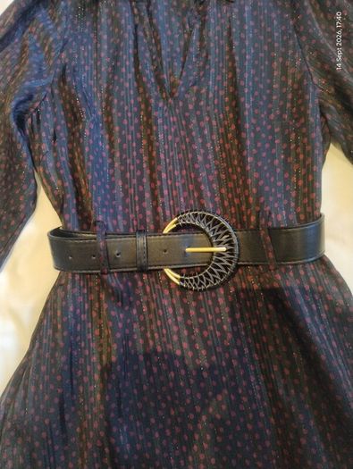 Gallery pleated midi dress