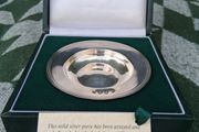 Boxed and Certified Irish Sterling Silver Armada Dish