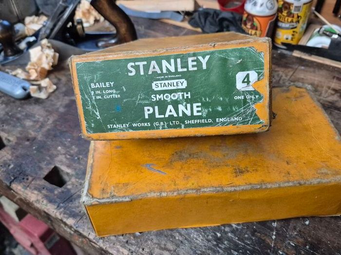 Vintage "Stanley" plane packaging