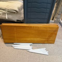 shelves and brackets