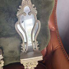 Pair of ornamental wall candle holders