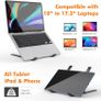 GB1054B Black Laptop Stand for Desk, Adjustable Laptop Riser, Portable Laptop Stand with 6 Angle Image 4