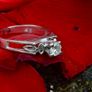 Vintage 1970s Diamond Solitaire Ring - 18ct White Gold Image 7