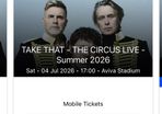 Take That tickets
