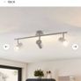 Ceiling spotlight white 3 globe Image 3