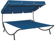main image for ad Outdoor Lounge Bed with Canopy Blue