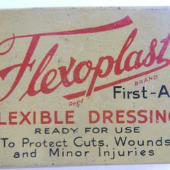 Vintage Flexoplast Plaster Tin, Vintage Advertising, Medical, Dressing
