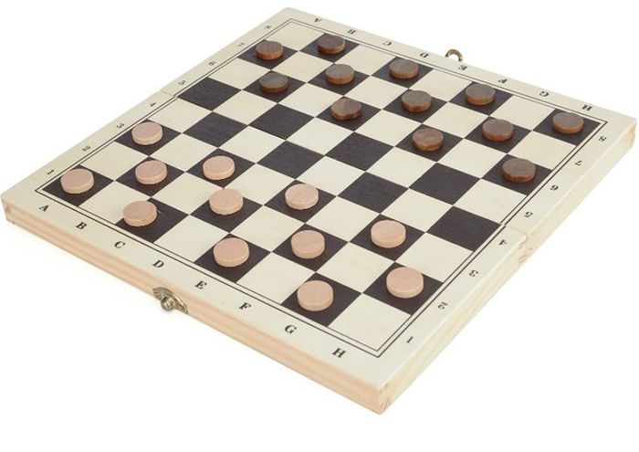 Draughts And Backgammon Game Board, 3-in-1 Board Games for Kids And Adults, White (FREE POSTAGE)