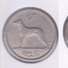 3 Small Saorstat Eireann coins - pictured