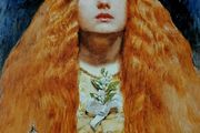 An Original Rare Print from Picture Relics 'The Bridesmaid' 1851 by Millais