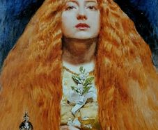 An Original Rare Print from Picture Relics 'The Bridesmaid' 1851 by Millais