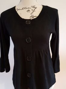 BNWT Black Cardigan Top