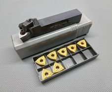 Lathe tool and inserts (16mm) (MWLNR)