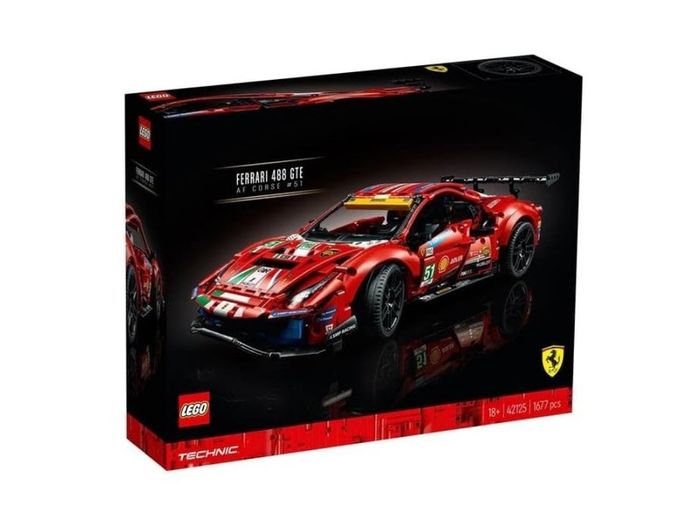 LEGO Technic - Ferrari 488 GTE AF Corse #51 - 42125 - NEW - Retired product