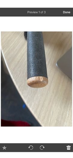 Vintage Cricket Bat Clothes Brush