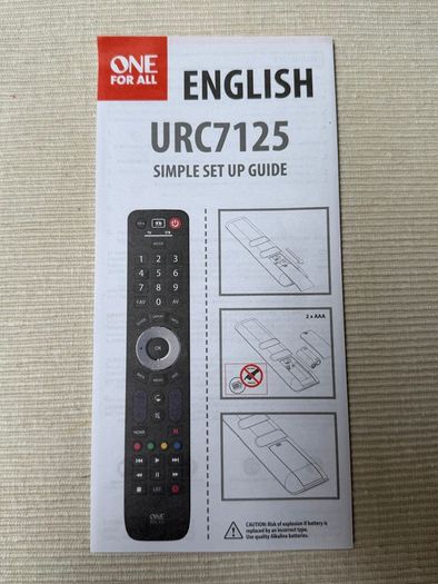 One For All Evolve 2 Universal Remote Control - Black | URC7125