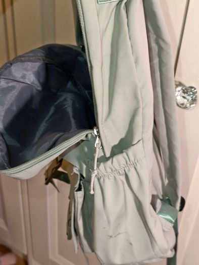 green school bag
