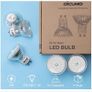 DiCUNO GU10 LED Bulbs Cool White 4000K, 5W Halogen Spotlight, Non-dimmable, 120 Dagree Beam Angle, 6 Packs Image 6