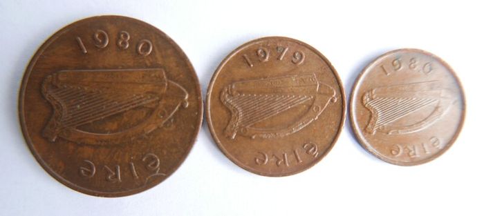 Vintage Irish Coins