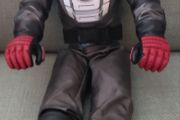 Hasbro Action Man Snowball Mobile Fire Rider 1999 Black Bum