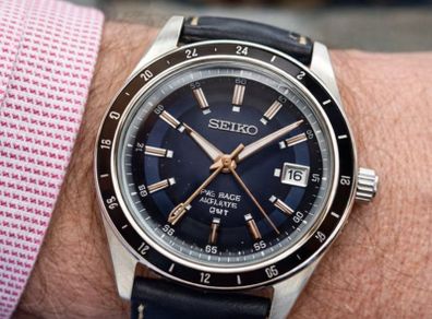 Seiko Presage Style 60s GMT SSK009J1 Automatic watch year 2023.