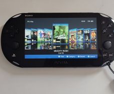 Ps Vita Slim Modded 128gb Henkaku almost Mint