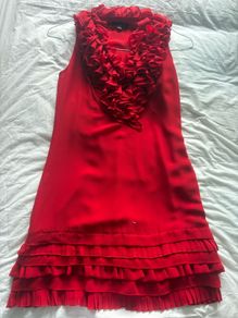 Ted Baker Red Dress Size 8