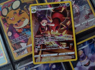 Ariados ! Illustration Rare ! From Brilliant Stars Set ! 2022 ! Pokemon Card !