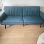 Jysk Harndrup Blue Sofa Bed Image 3