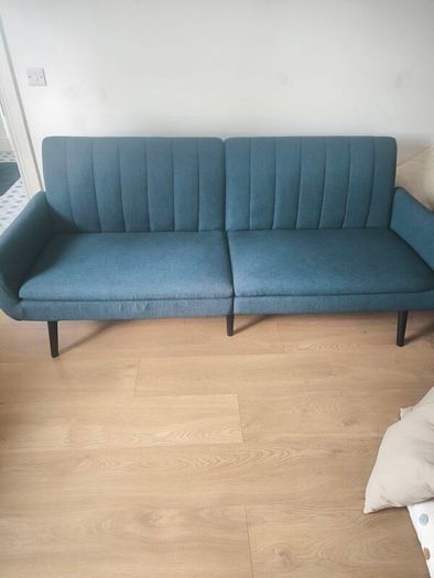 Jysk Harndrup Blue Sofa Bed