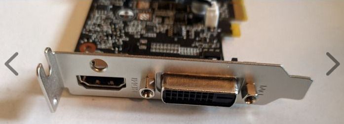 nVidia GT1030 Low Profile Single Slot 2GB DDR5