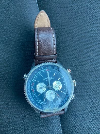 Rotary Men's Chronograph Pilot Style Watch (Model GS03642/05)