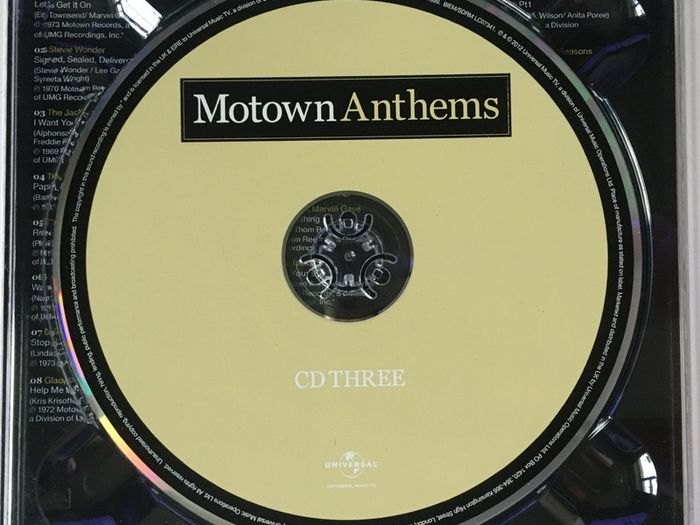 Motown [2012] Motown Anthems (4CD Digipak Album)