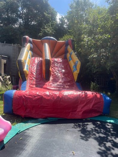 Bouncing castle slide