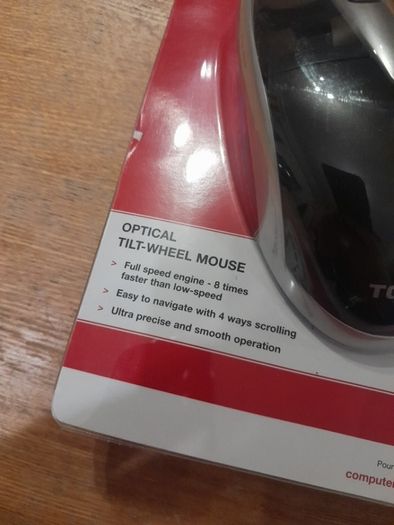 Toshiba Optical Tilt-wheel Mouse, For Home, Office, Work. Computer, Laptop. Brand New In Box.