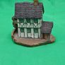 Vintage Cottage House JAPAN MOVT Quartz Clock Ornament Image 7